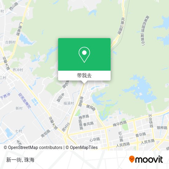 新一街地图