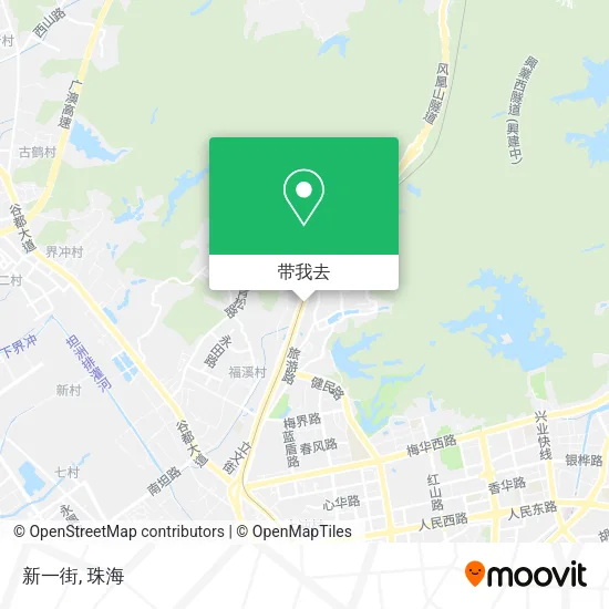 新一街地图