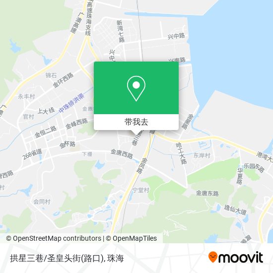 拱星三巷/圣皇头街(路口)地图