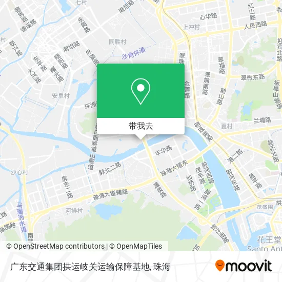 广东交通集团拱运岐关运输保障基地地图