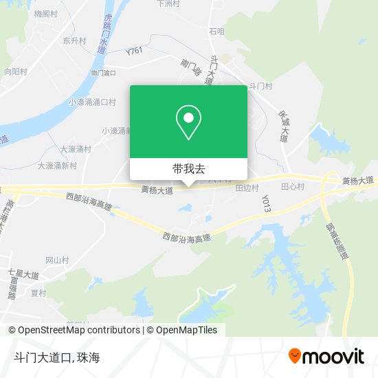 斗门大道口地图