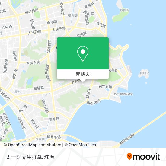 太一院养生推拿地图