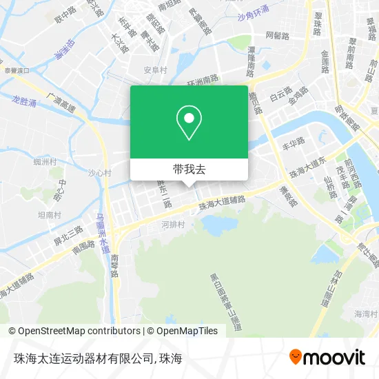 珠海太连运动器材有限公司地图