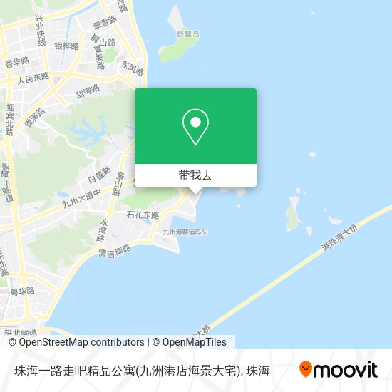 珠海一路走吧精品公寓(九洲港店海景大宅)地图