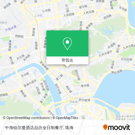 中海铂尔曼酒店品坊全日制餐厅地图