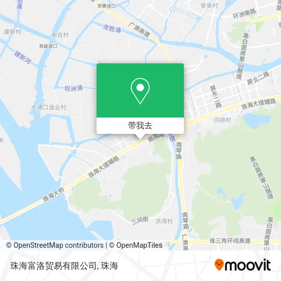 珠海富洛贸易有限公司地图