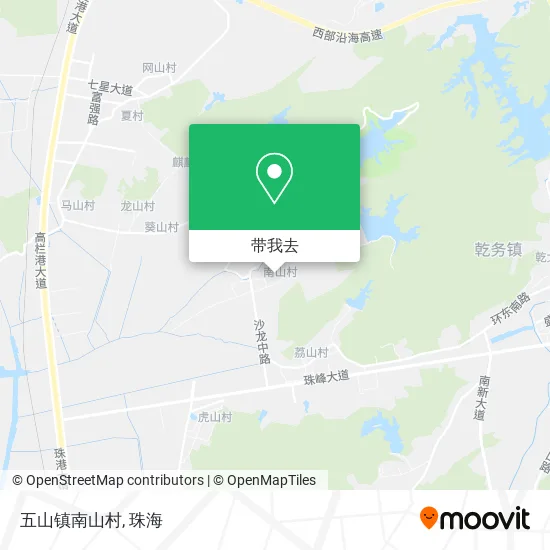 五山镇南山村地图