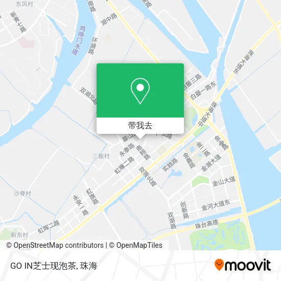 GO IN芝士现泡茶地图