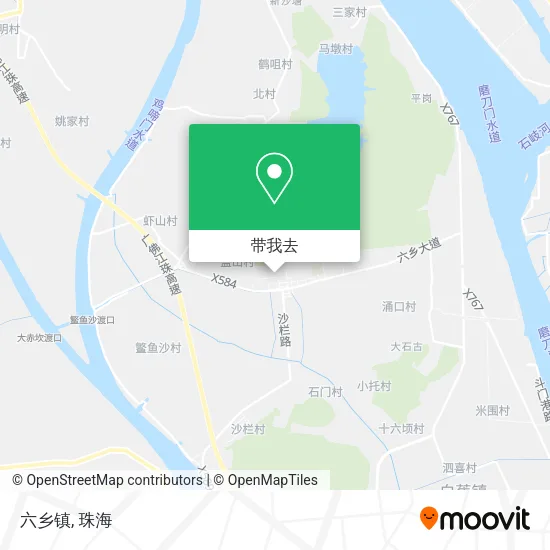六乡镇地图