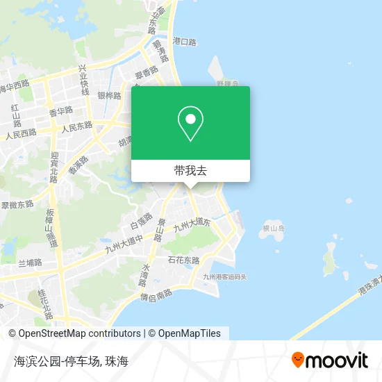 海滨公园-停车场地图