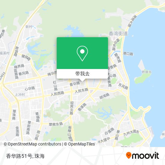 香华路51号地图