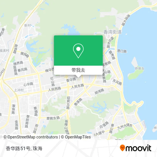 香华路51号地图