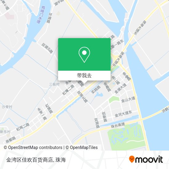 金湾区佳欢百货商店地图