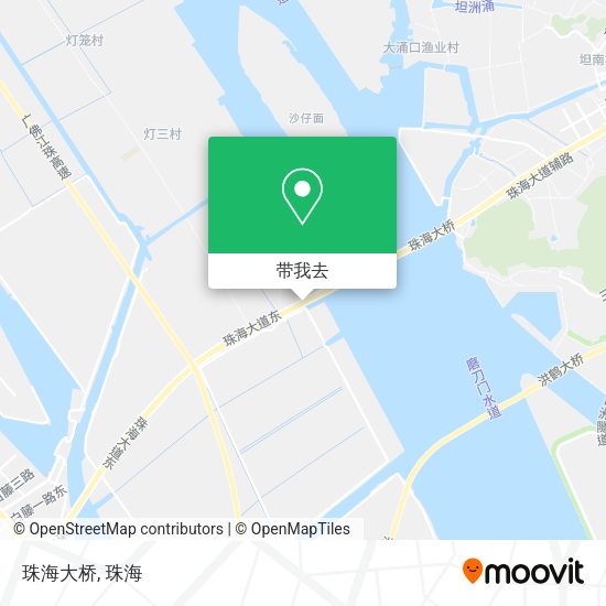 珠海大桥地图