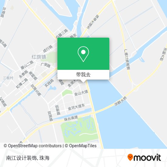 南江设计装饰地图