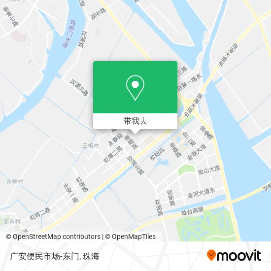 广安便民市场-东门地图