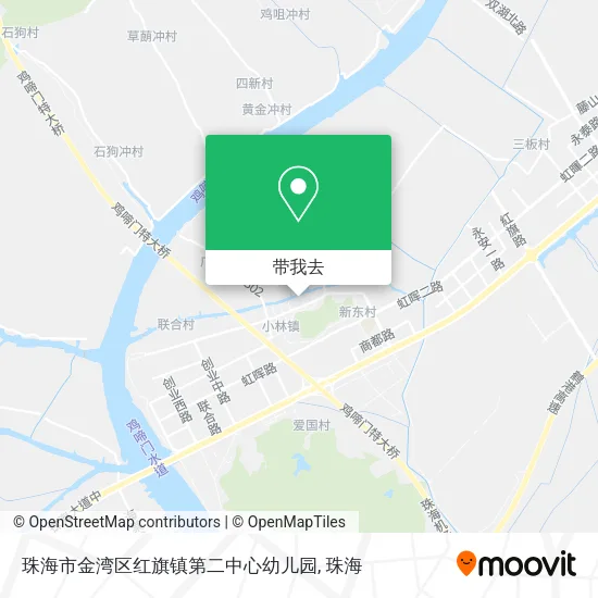 珠海市金湾区红旗镇第二中心幼儿园地图