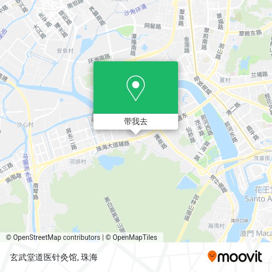 玄武堂道医针灸馆地图