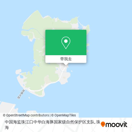 中国海监珠江口中华白海豚国家级自然保护区支队地图