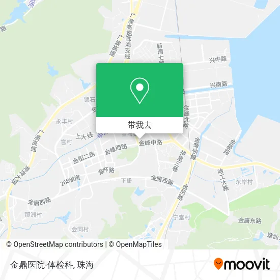 金鼎医院-体检科地图