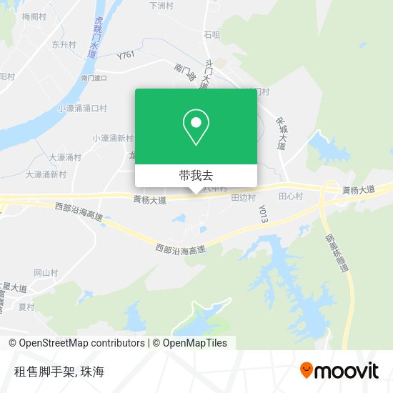 租售脚手架地图
