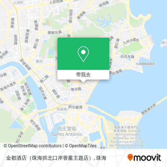 金都酒店（珠海拱北口岸香薰主题店）地图