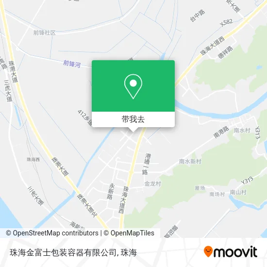 珠海金富士包装容器有限公司地图