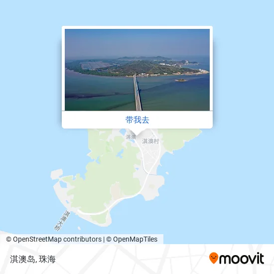 淇澳岛地图
