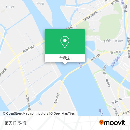磨刀门地图