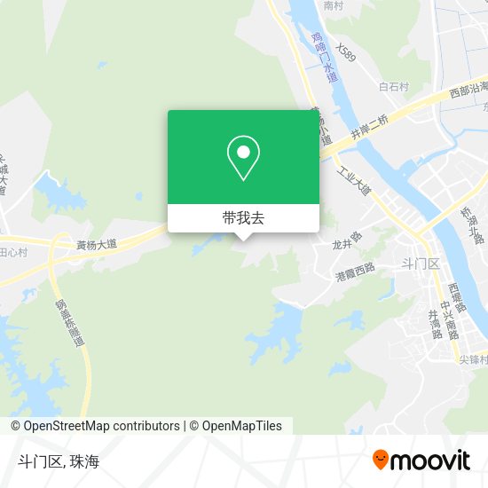 斗门区地图