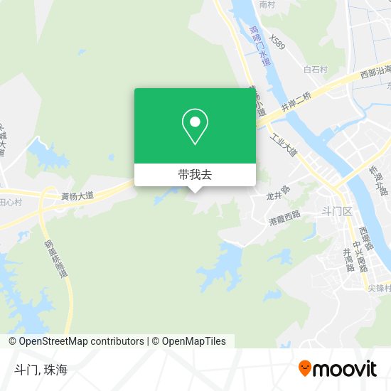 斗门地图