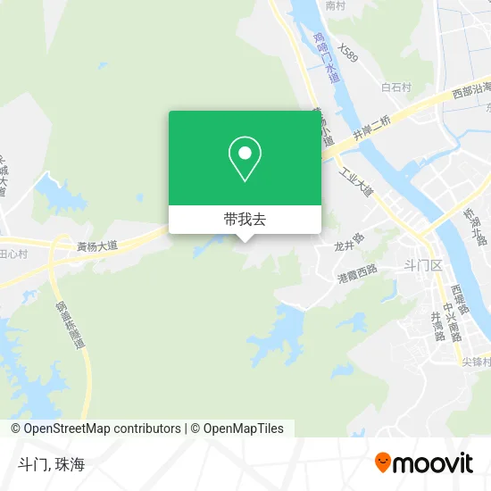 斗门地图