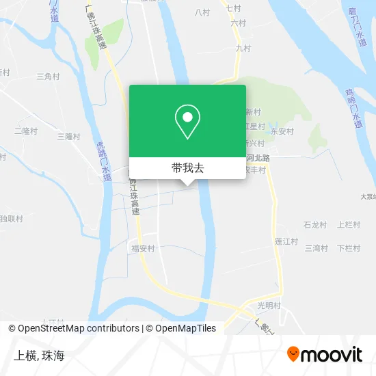 上横地图