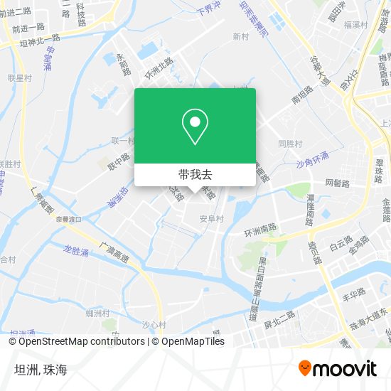 坦洲地图