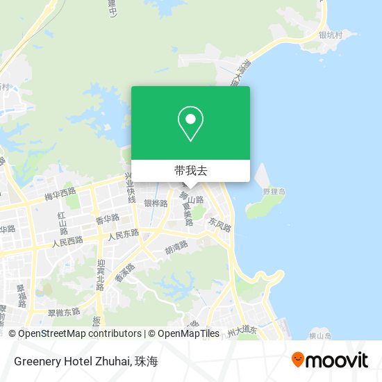 Greenery Hotel Zhuhai地图