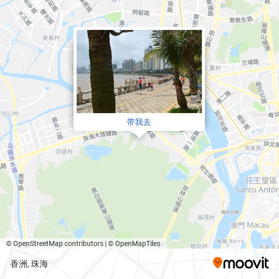 香洲地图