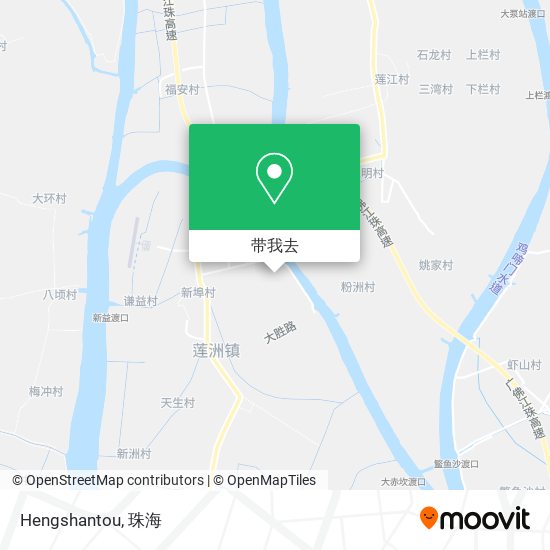 Hengshantou地图