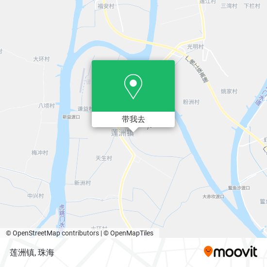 莲洲镇地图