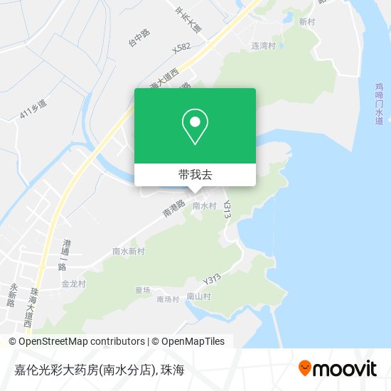 嘉伦光彩大药房(南水分店)地图