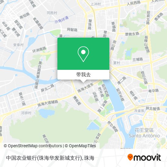中国农业银行(珠海华发新城支行)地图