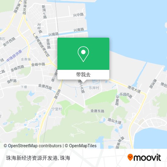 珠海新经济资源开发港地图