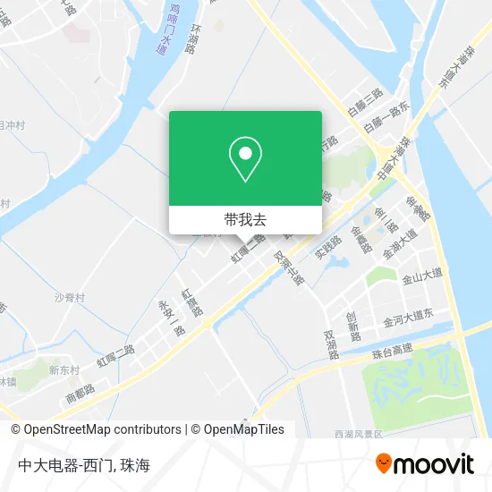 中大电器-西门地图