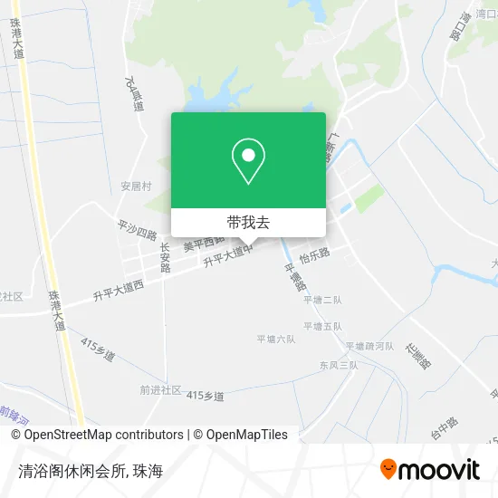 清浴阁休闲会所地图