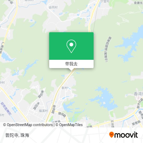 普陀寺地图