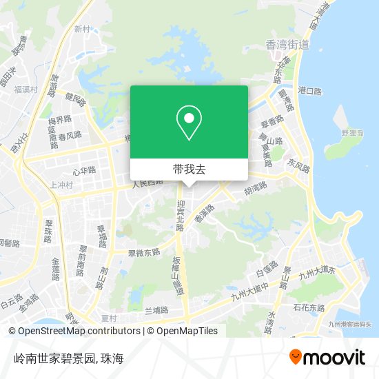 岭南世家碧景园地图