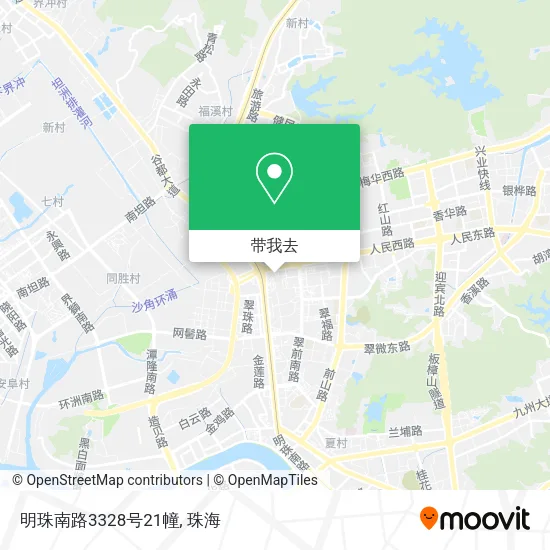 明珠南路3328号21幢地图