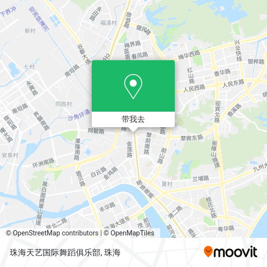 珠海天艺国际舞蹈俱乐部地图