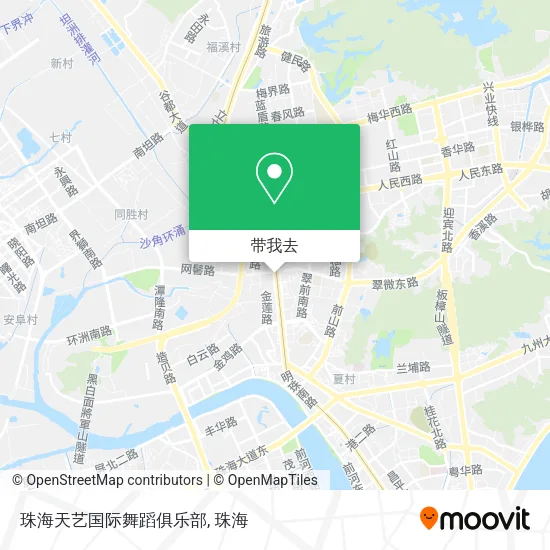 珠海天艺国际舞蹈俱乐部地图