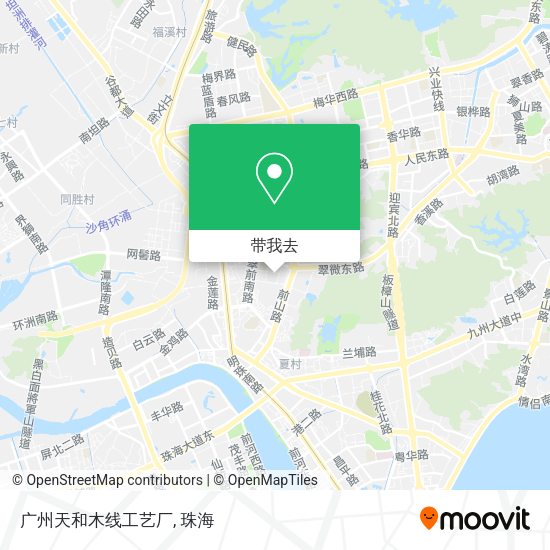 广州天和木线工艺厂地图