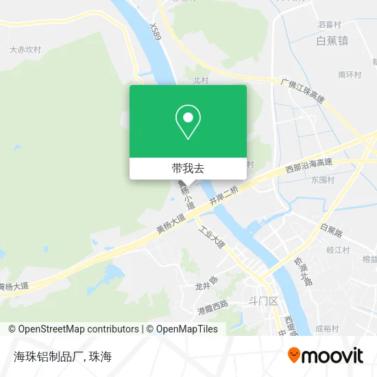 海珠铝制品厂地图